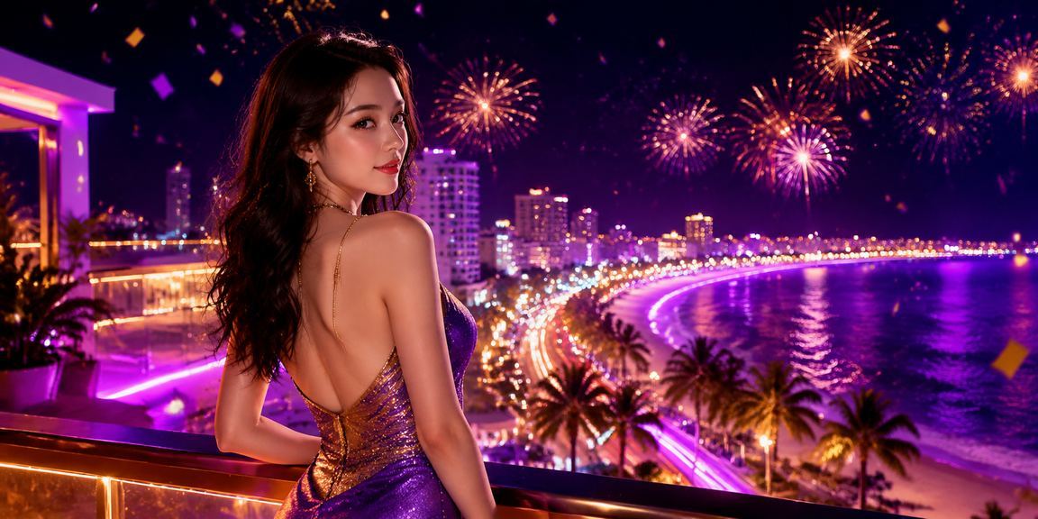Du khách thư giãn tại bãi biển Mũi Né và truy cập trang giải trí casino trực tuyến