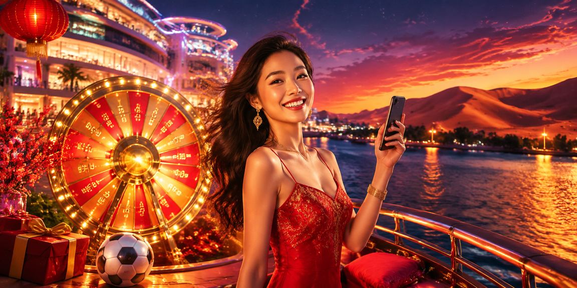 Ánh đèn neon rực rỡ tại Mũi Né gợi lên không khí giải trí trực tuyến về đêm